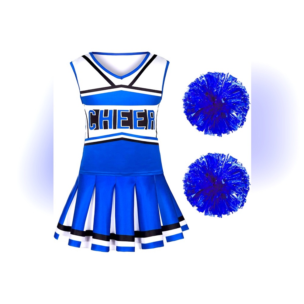 Girly cheerleader costume